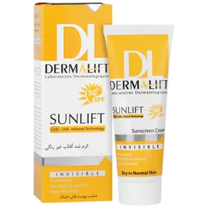 کرم ضد آفتاب پوست خشک SPF50 سان لیفت