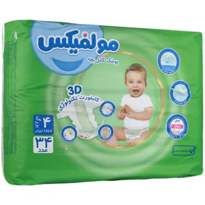 پوشک کامل بچه سایز 4 با تکنولوژی 3 بعدی