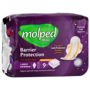 نوار بهداشتی نیمه ضخیم مشبک سایز بزرگ 9 عدد