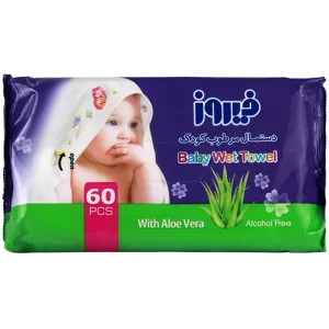دستمال مرطوب کودک آلوئه ورا