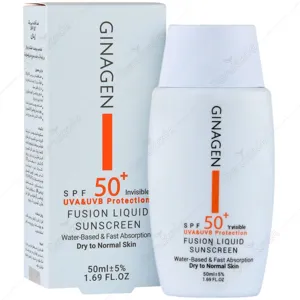 کرم ضد آفتاب بی رنگ پوست خشک و نرمال