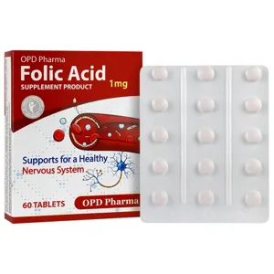 فولیک اسید 1 میلی گرم 60 عدد